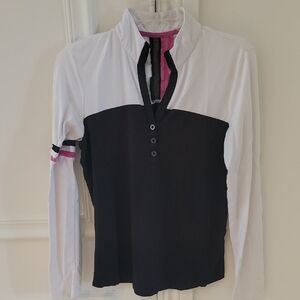 EP Pro Black and White Button Down Shirt